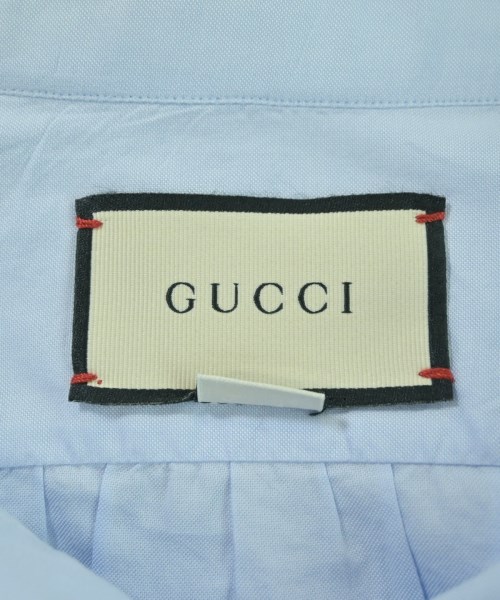 GUCCI（グッチ）カジュアルシャツ 青 サイズ:48(L位) メンズ/2200639188010