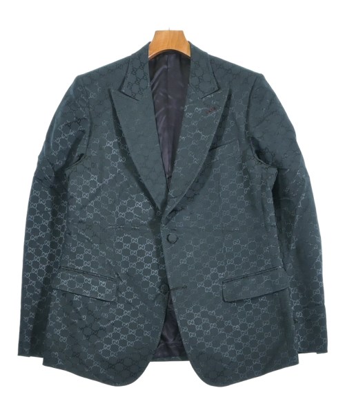 GUCCI(グッチ)テーラードジャケット 緑 サイズ:54(XXL位)/2200639654034