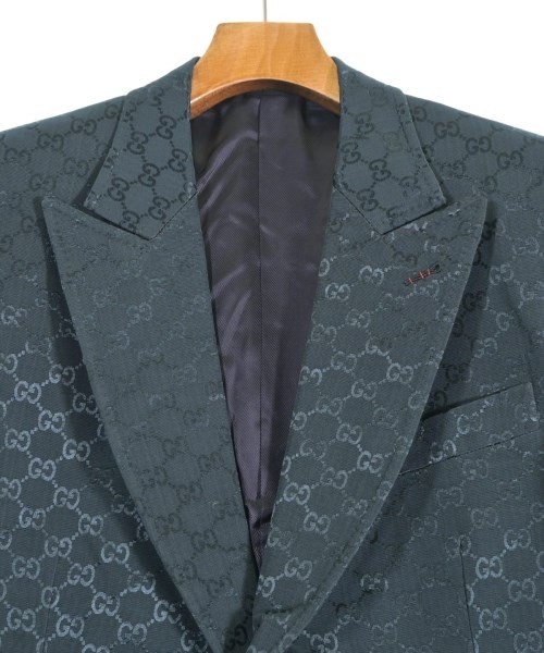 GUCCI（グッチ）テーラードジャケット 緑 サイズ:54(XXL位) メンズ/2200639654034