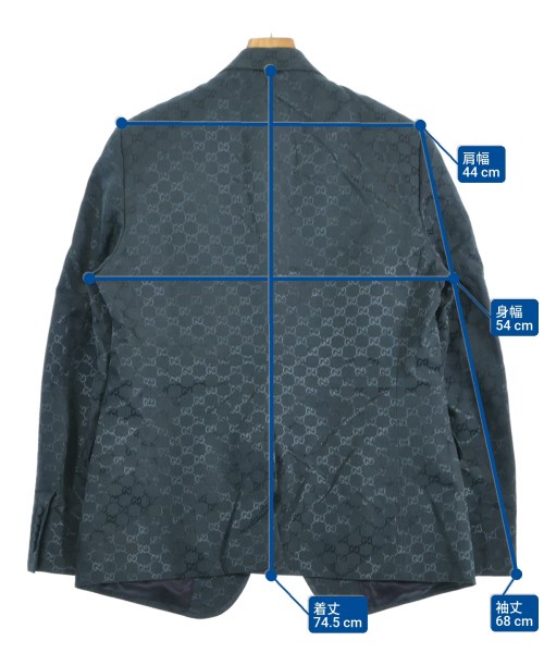 GUCCI（グッチ）テーラードジャケット 緑 サイズ:54(XXL位) メンズ/2200639654034