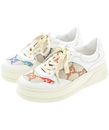 GUCCI（グッチ）スニーカー ベージュ サイズ:EU34 1/2(21cm位