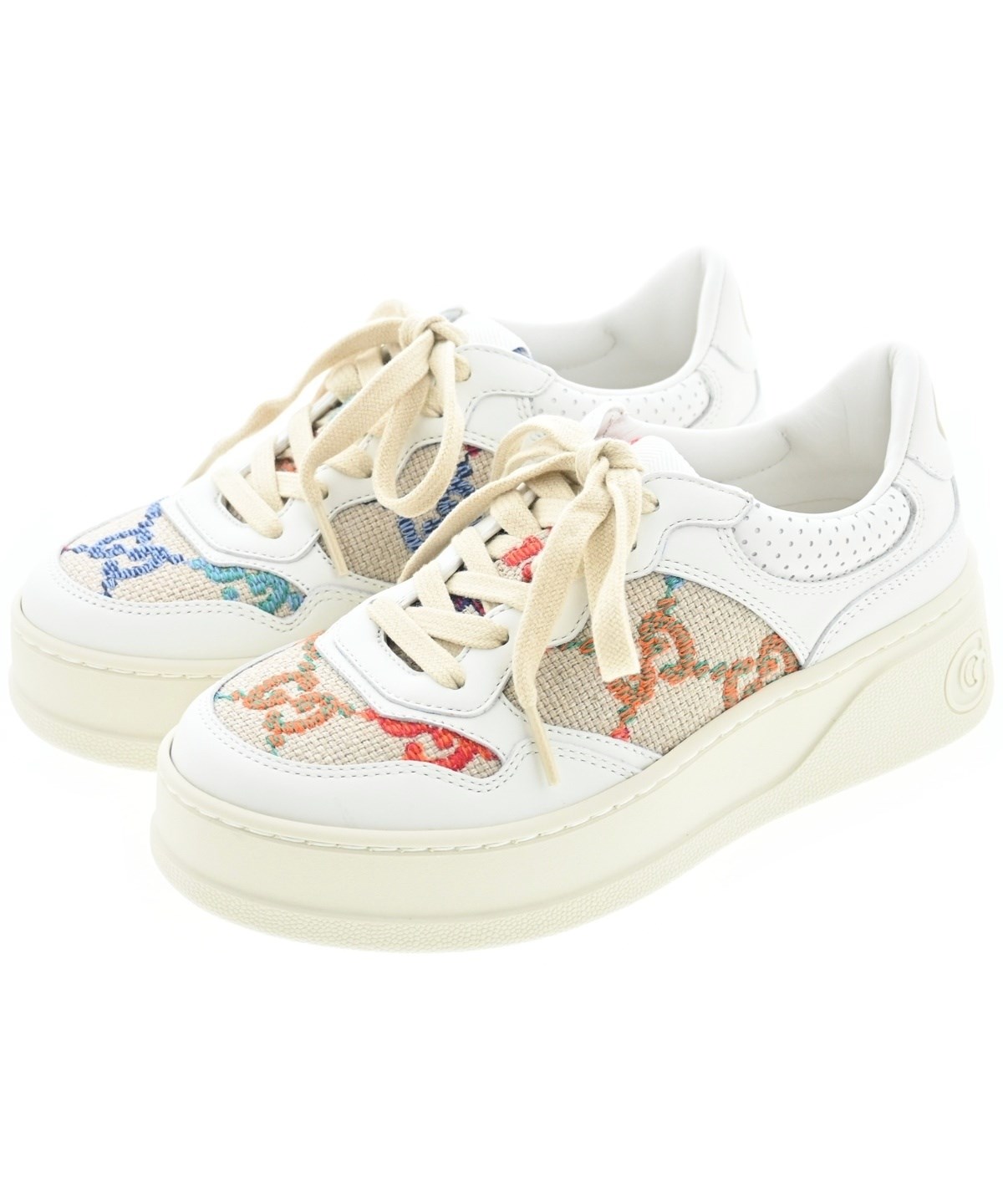 GUCCI（グッチ）スニーカー ベージュ サイズ:EU34 1/2(21cm位