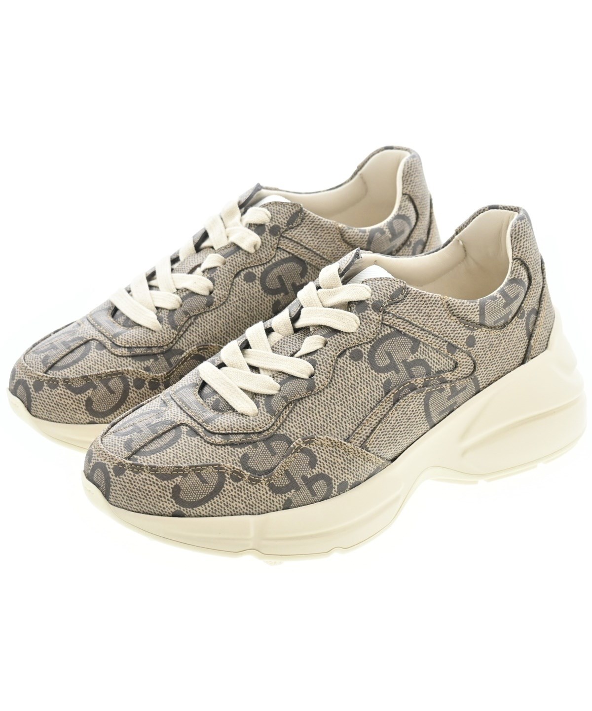 GUCCI（グッチ）スニーカー ベージュ サイズ:EU34 1/2(21cm位