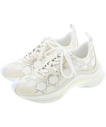 GUCCI（グッチ）スニーカー 白 サイズ:EU34 1/2(21cm位) レディース