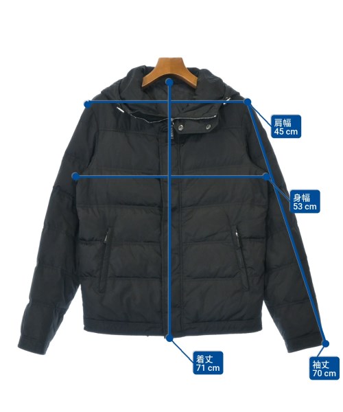 GUCCI（グッチ）ダウンジャケット/ダウンベスト 黒 サイズ:46(M位) メンズ/2200639877044