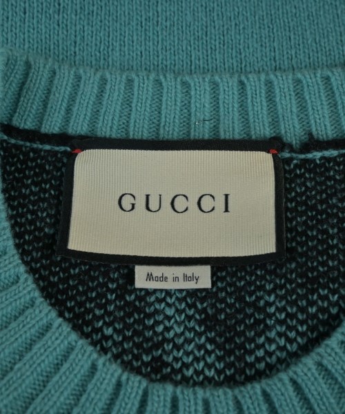 GUCCI（グッチ）ニット・セーター 青 サイズ:M メンズ/2200640800123