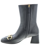 GUCCI（グッチ）ブーツ 黒 サイズ:38 1/2(25.5cm位) レディース/2200640641016
