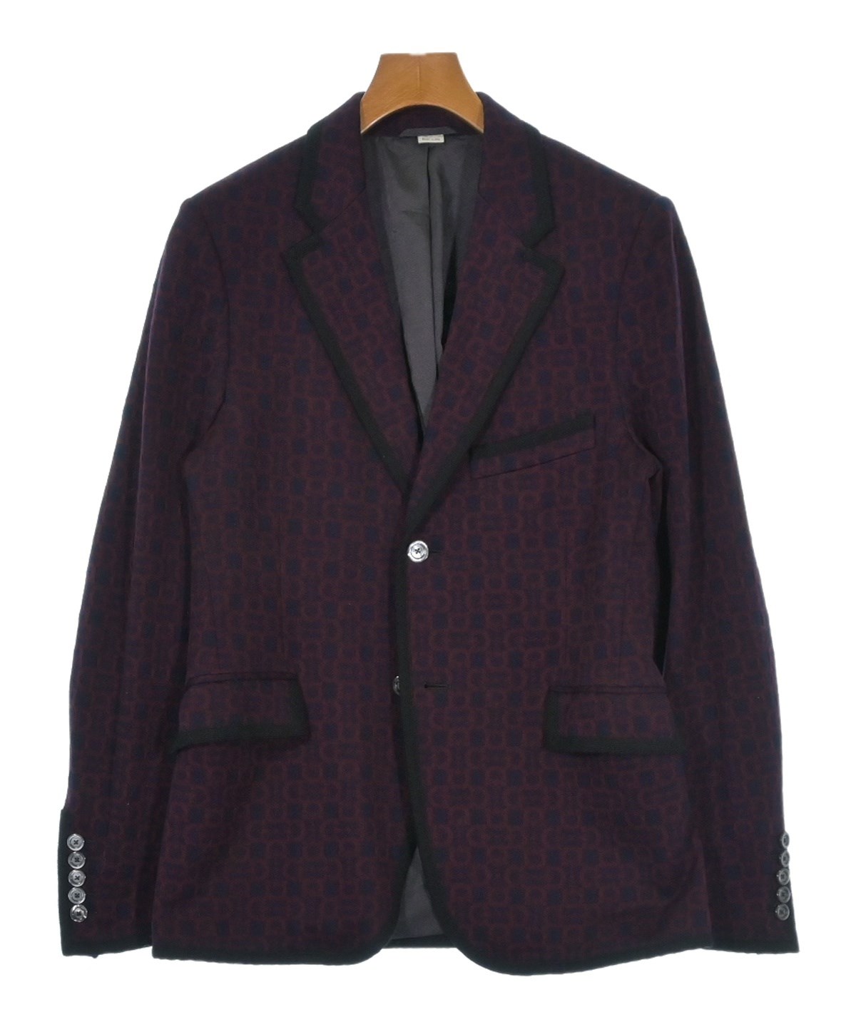 GUCCI（グッチ）テーラードジャケット 紺 サイズ:48(L位) メンズ