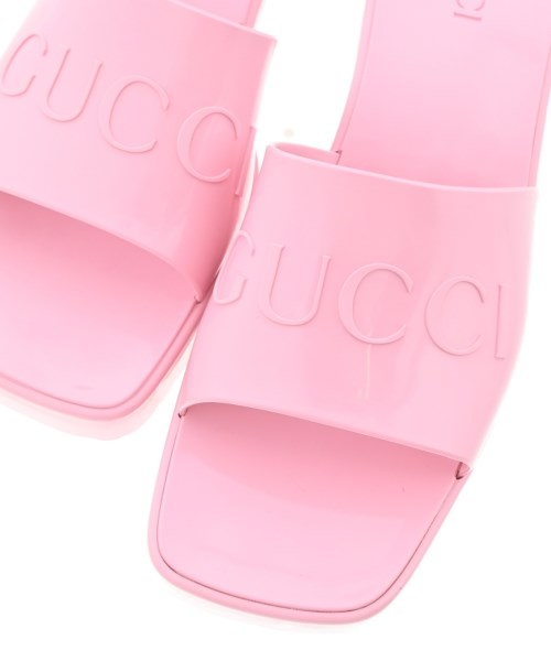 GUCCI（グッチ）サンダル ピンク サイズ:EU39(25.5cm位) レディース/2200641483011