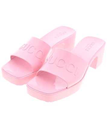 GUCCI（グッチ）サンダル ピンク サイズ:EU39(25.5cm位) レディース