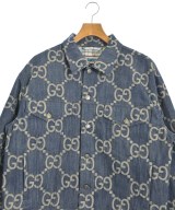 GUCCI（グッチ）デニムジャケット 紺 サイズ:50(XL位) メンズ/2200641715020