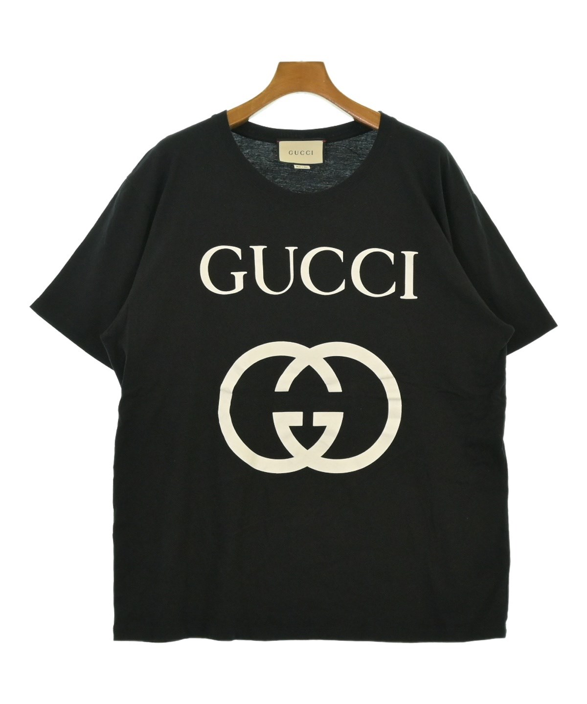 GUCCI（グッチ）Tシャツ・カットソー 黒 サイズ:L メンズ