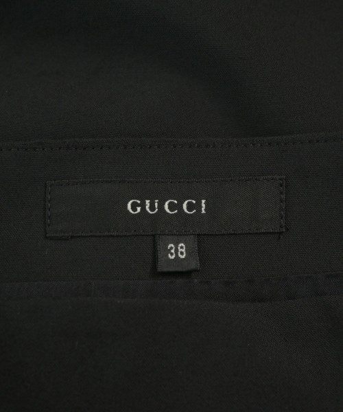 GUCCI（グッチ）ひざ丈スカート 黒 サイズ:38(S位) レディース/2200631774013