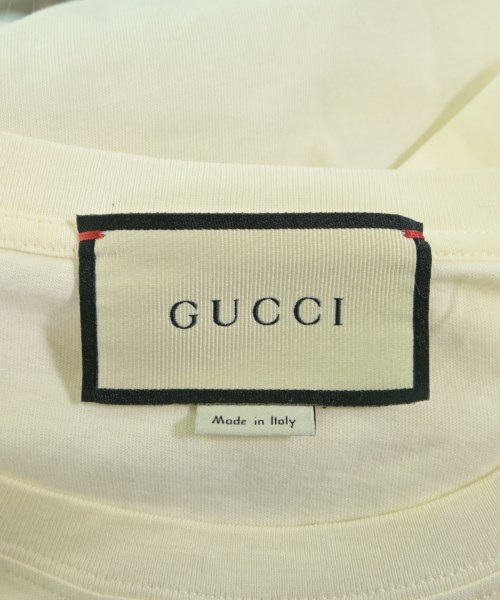 GUCCI（グッチ）Tシャツ・カットソー 白 サイズ:M メンズ/2200629093027