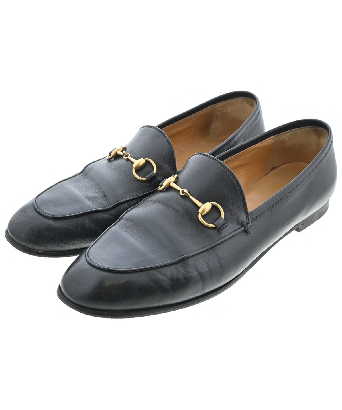 GUCCI（グッチ）ドレスシューズ/ローファー 黒 サイズ:EU38 1/2(25cm位