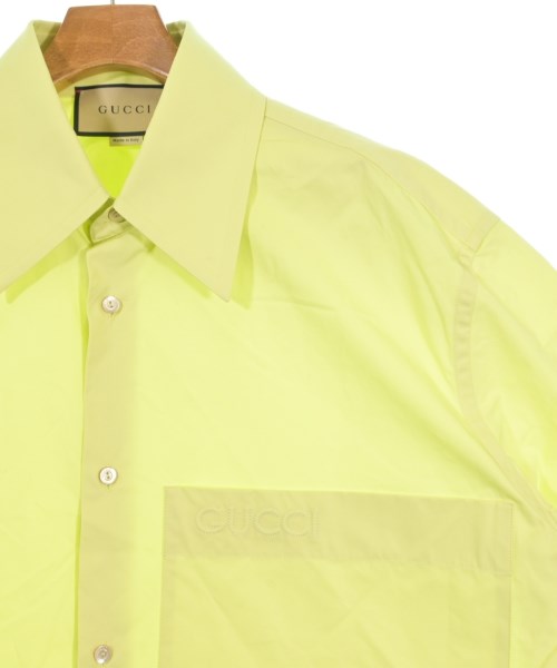 GUCCI（グッチ）カジュアルシャツ 黄 サイズ:48(L位) メンズ/2200643611023