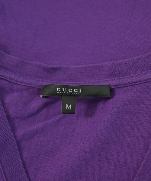 GUCCI（グッチ）Tシャツ・カットソー 紫 サイズ:M メンズ/2200643756250