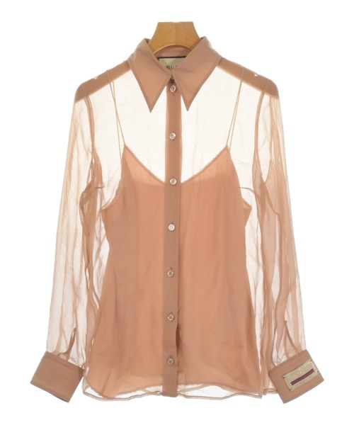 GUCCI(グッチ)ドレスシャツ ベージュ サイズ:38(S位)/2200643881020