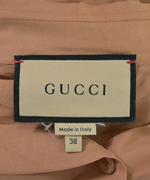 GUCCI（グッチ）ドレスシャツ ベージュ サイズ:38(S位) レディース/2200643881020