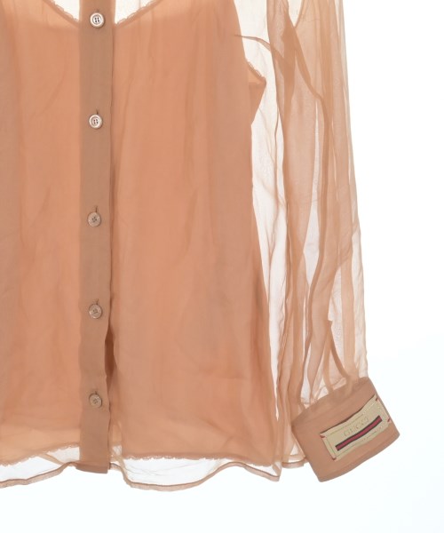 GUCCI（グッチ）ドレスシャツ ベージュ サイズ:38(S位) レディース/2200643881020