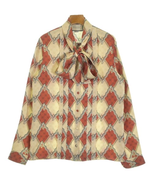 GUCCI(グッチ)ブラウス ベージュ サイズ:38(S位)/2200643881075