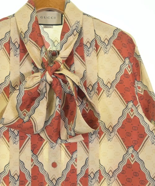 GUCCI（グッチ）ブラウス ベージュ サイズ:38(S位) レディース/2200643881075