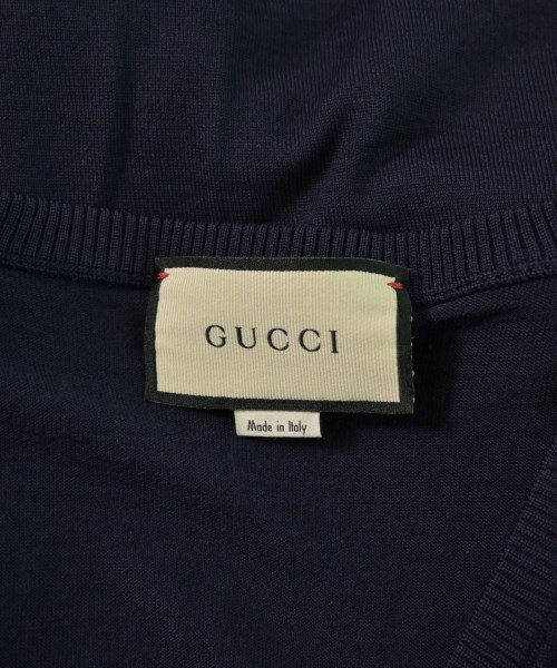 GUCCI（グッチ）カーディガン 紺 サイズ:1(S位) メンズ/2200643921115