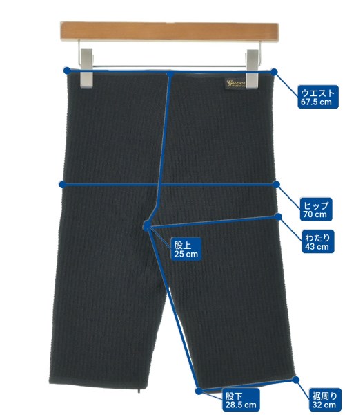 GUCCI（グッチ）ショートパンツ 黒 サイズ:38(S位) レディース/2200643921207