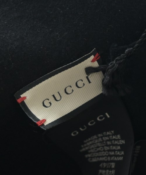 GUCCI（グッチ）ハット 黒 サイズ:M レディース/2200634833151