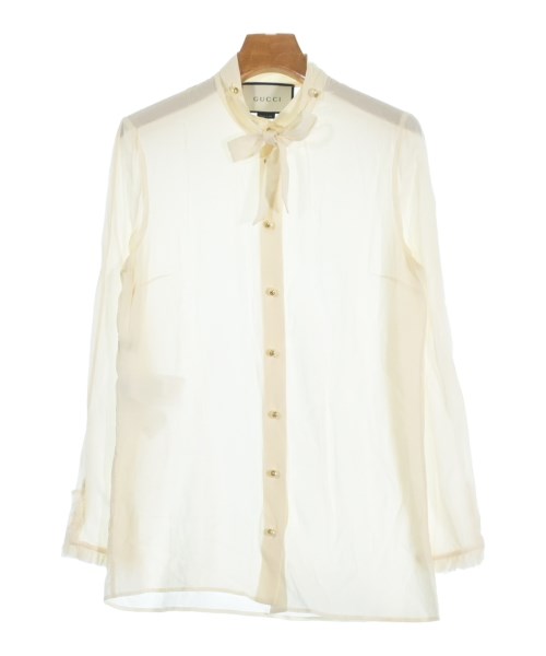 GUCCI(グッチ)ブラウス 白 サイズ:40(M位)/2200643507173