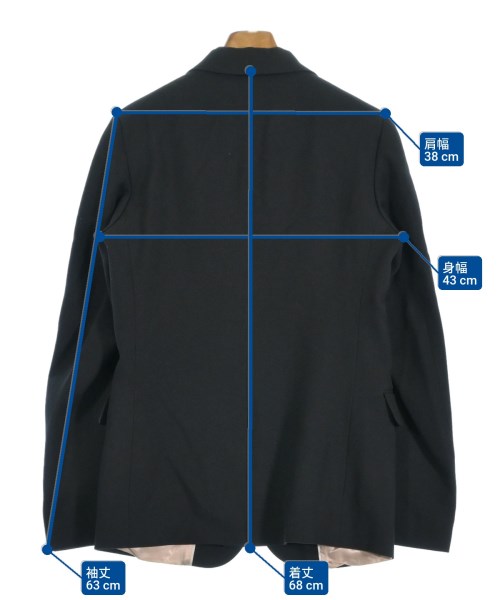 GUCCI（グッチ）ジャケット 黒 サイズ:38(S位) レディース/2200643507289