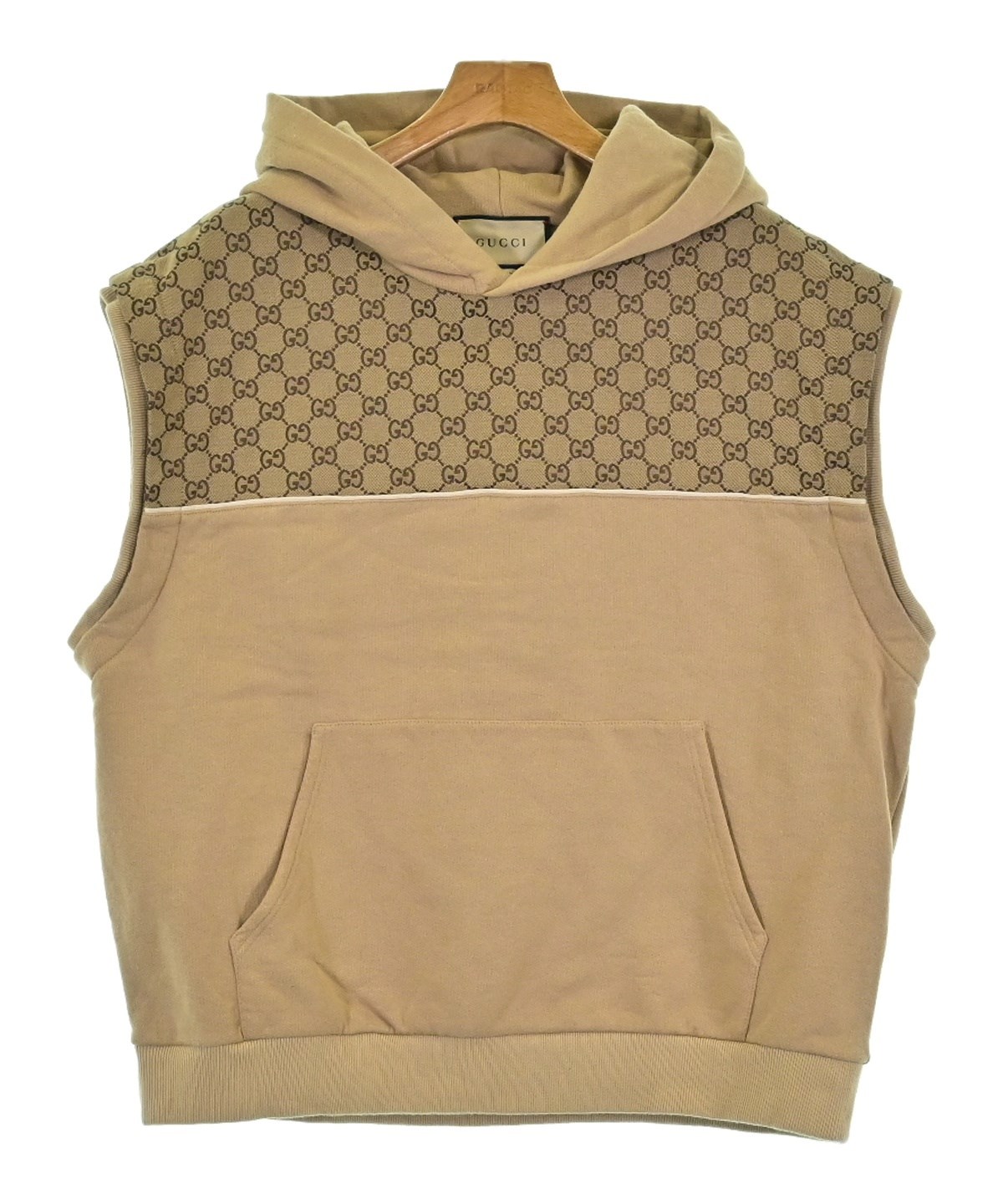GUCCI（グッチ）パーカー ベージュ サイズ:L メンズ/2200644121040