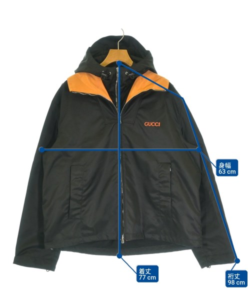 GUCCI（グッチ）ブルゾン 黒 サイズ:50(XL位) メンズ/2200644186018