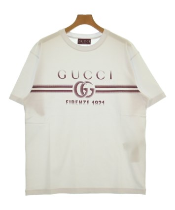 GUCCI（グッチ）Tシャツ・カットソー 白 サイズ:L メンズ
