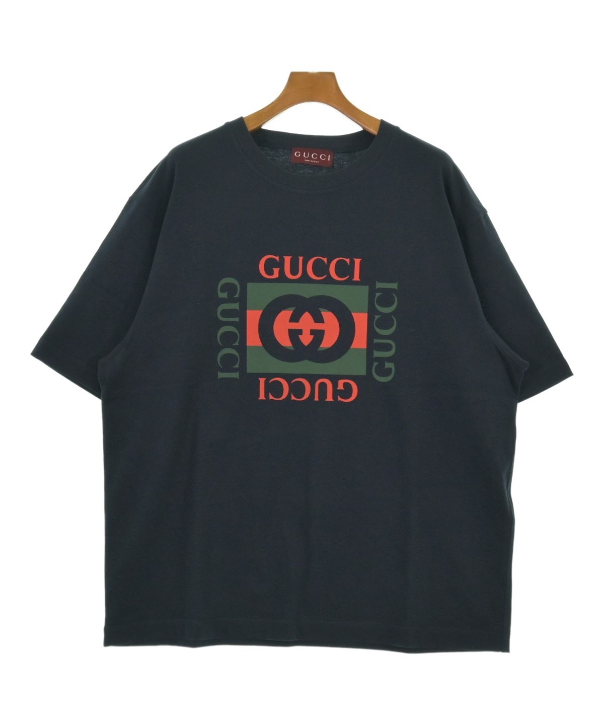 新品タグ付き★GUCCI★ロゴTシャツ10 GUCCI(グッチ)Tシャツ・カットソー 紺 サイズ:XL メンズ