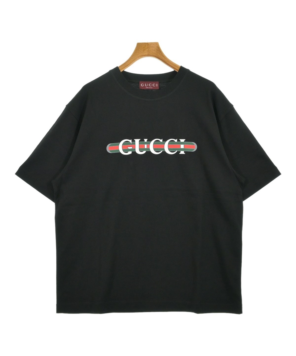 新品タグ付き★GUCCI★ロゴTシャツ10 GUCCI（グッチ）Tシャツ・カットソー 黒 サイズ:L メンズ