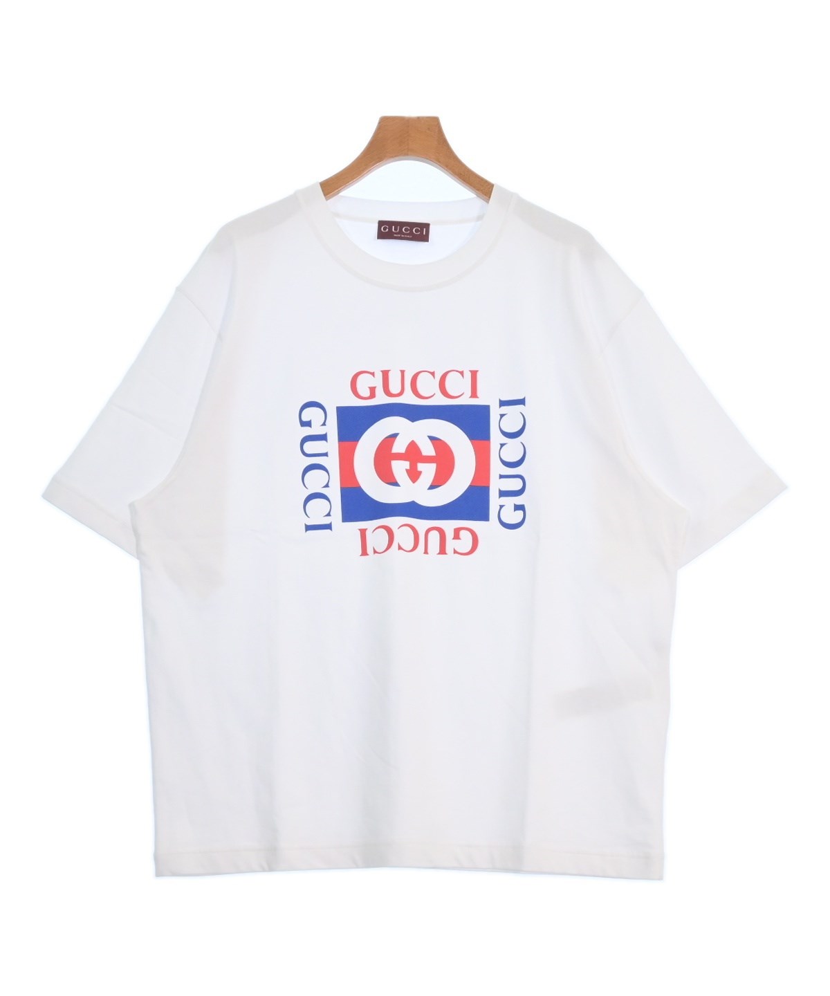 GUCCI ホワイト Tシャツ 新品タグ付き コットンジャージー プリント Tシャツ ・ホワイト | GUCCI公式