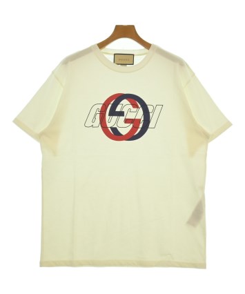 GUCCI（グッチ）Tシャツ・カットソー 白 サイズ:L メンズ