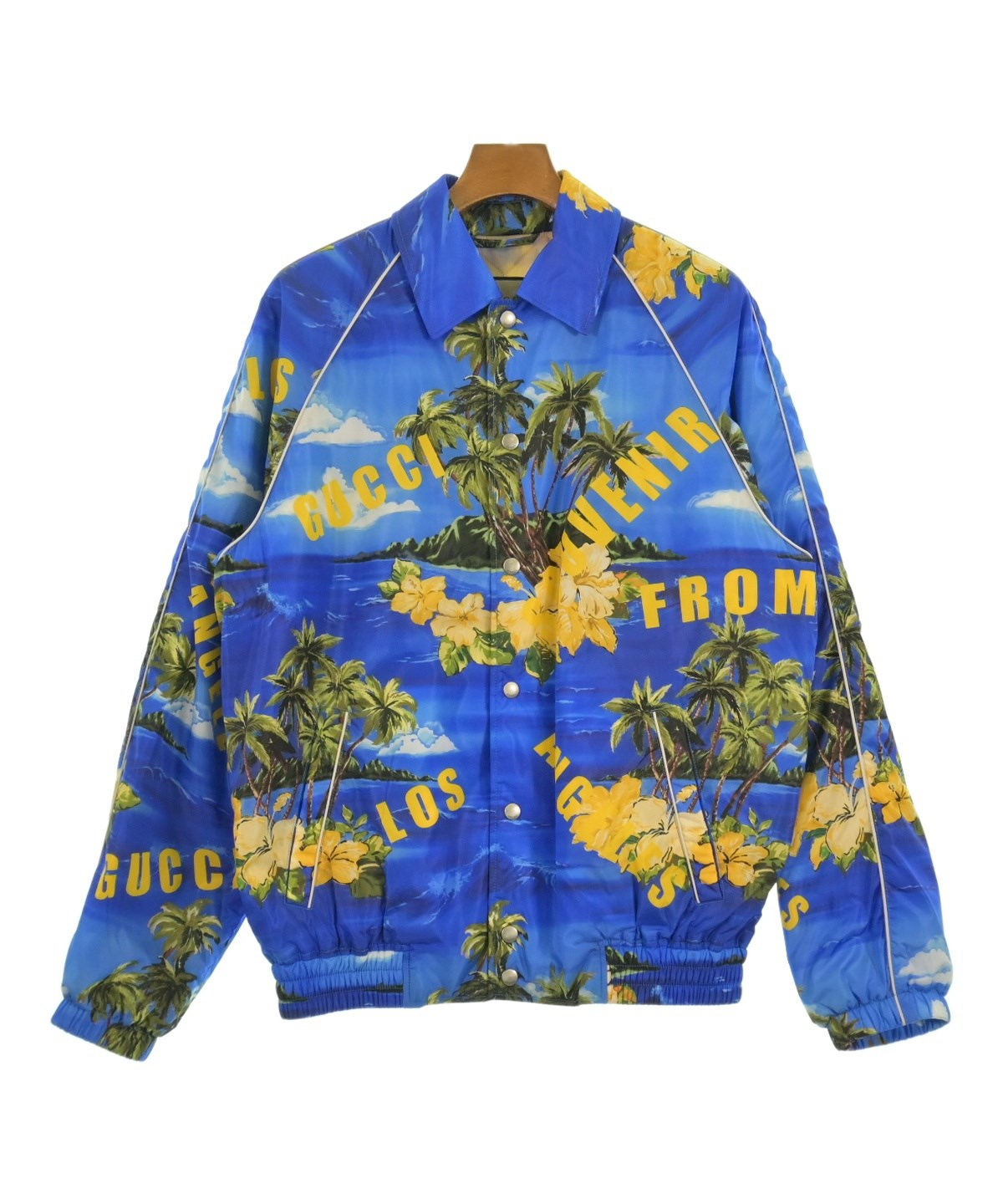 GUCCI（グッチ）ブルゾン 青 サイズ:44(S位) メンズ/2200576898027
