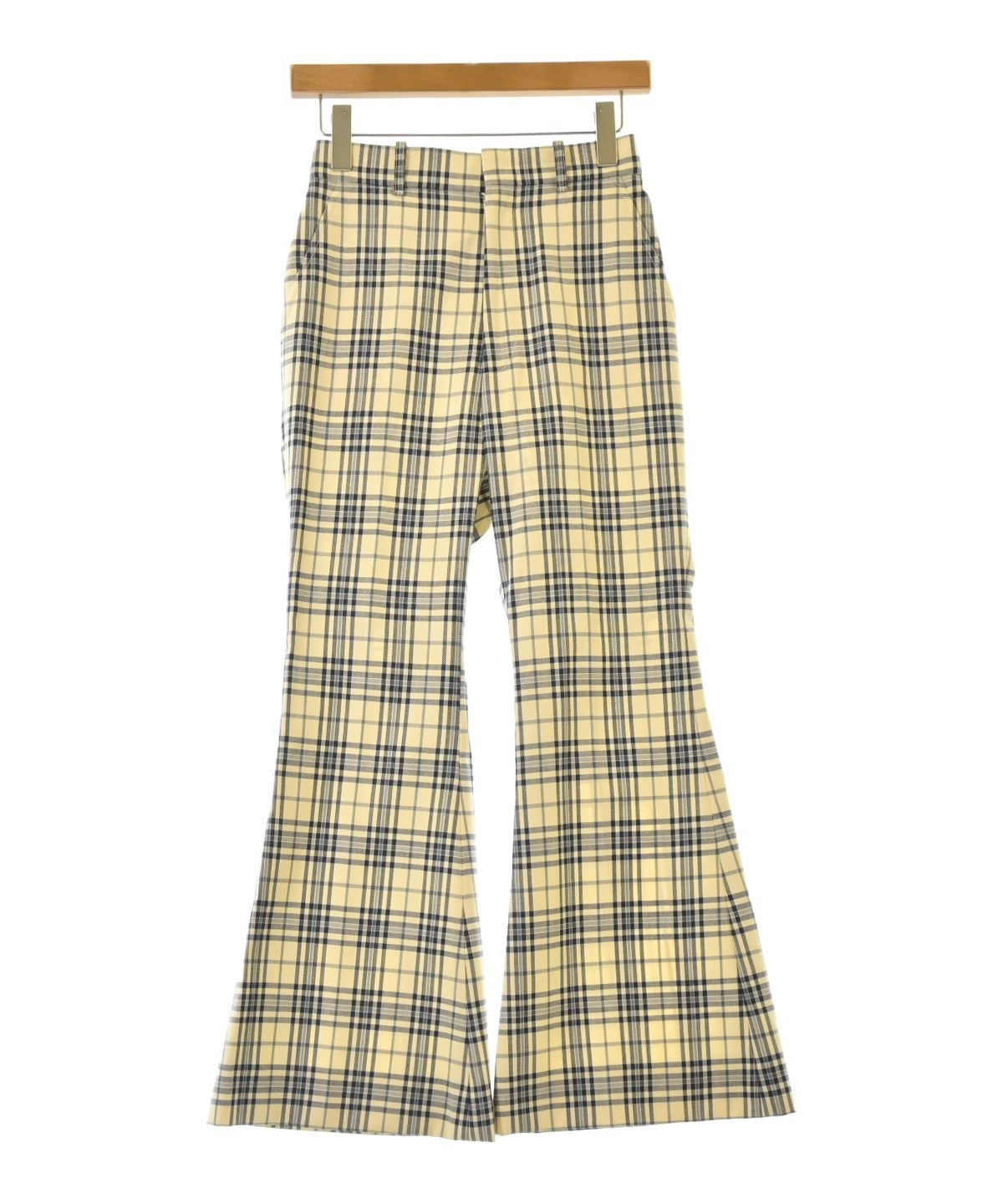 GUCCI グッチ チェック柄パンツ GUCCI（グッチ）その他 白 サイズ:36(XS位) レディース/2200581706188