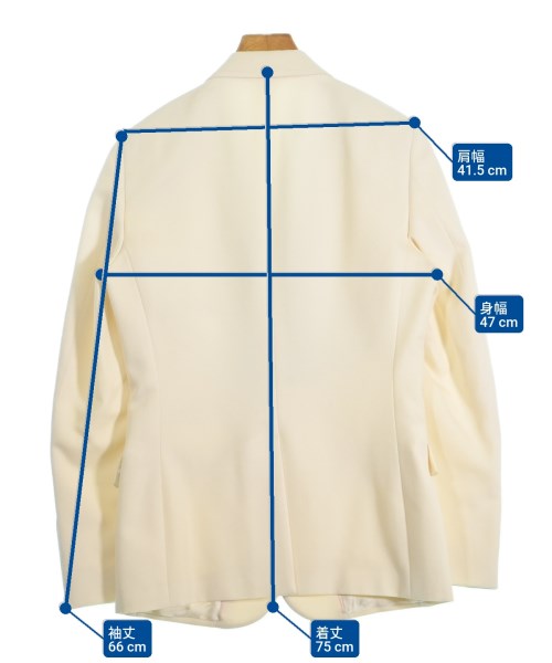 GUCCI（グッチ）テーラードジャケット 白 サイズ:46(M位) メンズ/2200582432024