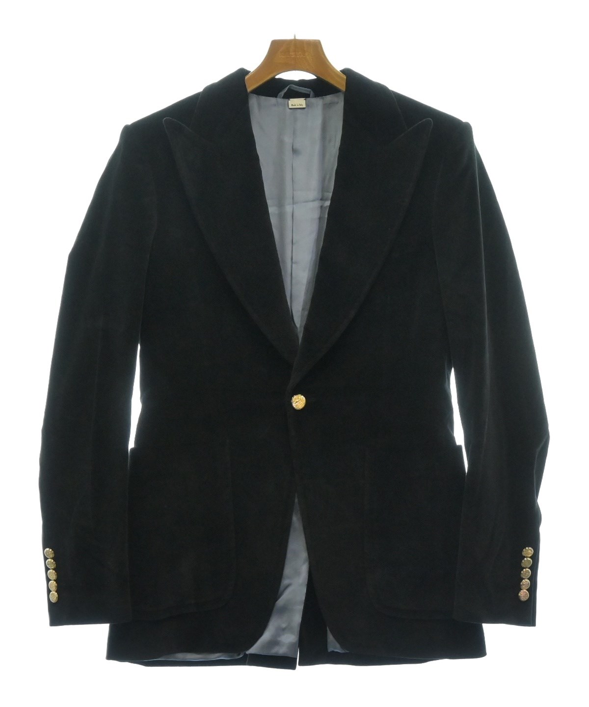 GUCCI（グッチ）テーラードジャケット 黒 サイズ:48(L位) メンズ