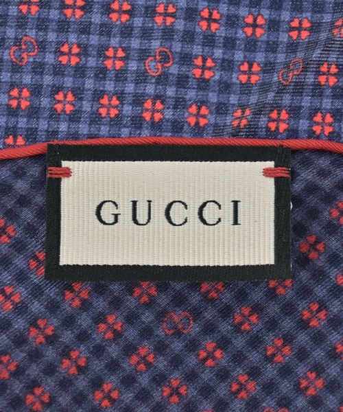 GUCCI（グッチ）バンダナ・スカーフ 紺 サイズ:- レディース/2200598428066