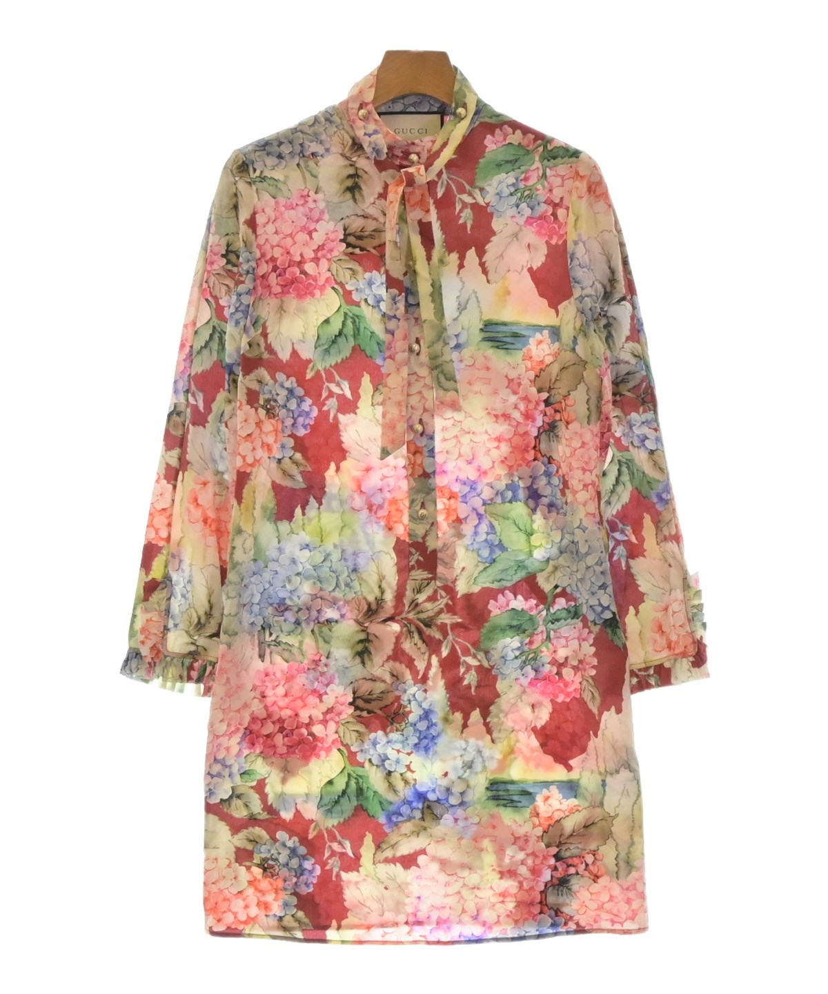 GUCCI（グッチ）ワンピース 赤 サイズ:38(S位) レディース