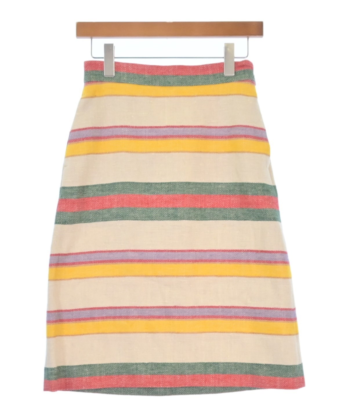 GUCCI ベージュ ひざ丈スカート サイズ36（Sサイズ相当) GUCCI（グッチ）ひざ丈スカート ベージュ サイズ:36(XS位) レディース