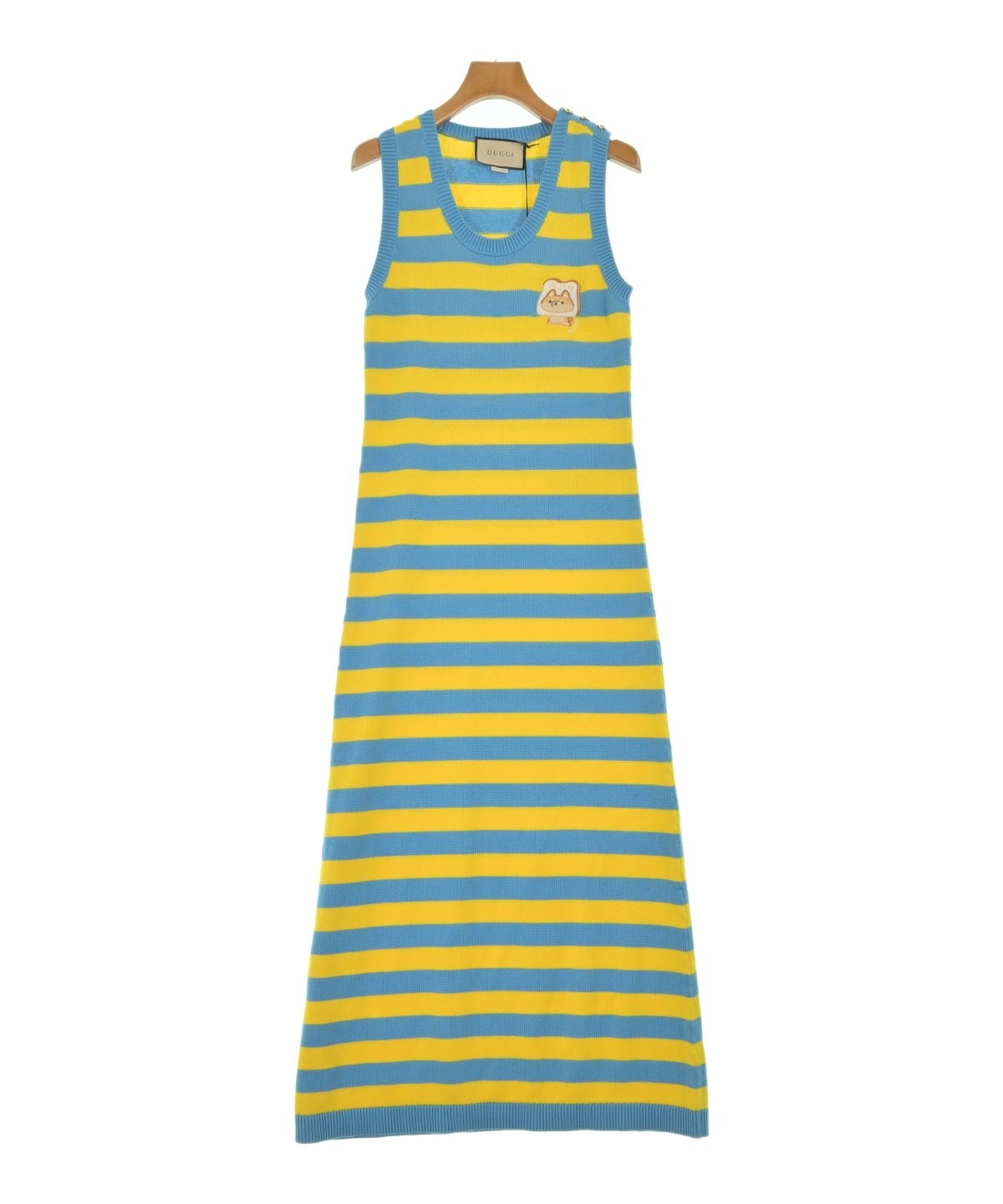 グッチ　ワンピース　5y GUCCI（グッチ）ワンピース 黄 サイズ:S レディース