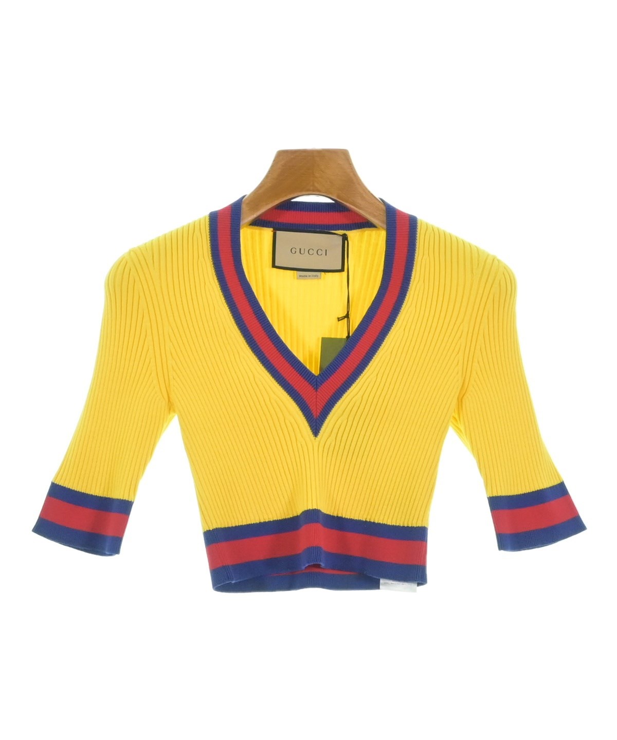GUCCI（グッチ）ニット・セーター 黄 サイズ:XS レディース