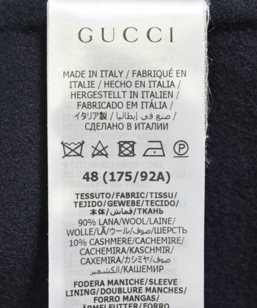 GUCCI（グッチ）カジュアルジャケット 紺 サイズ:48(L位) メンズ/2200584129021