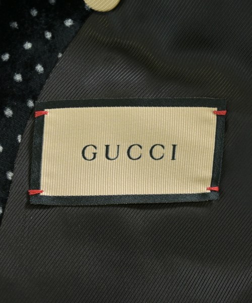 GUCCI（グッチ）テーラードジャケット 黒 サイズ:50(XL位) メンズ/2200584129076