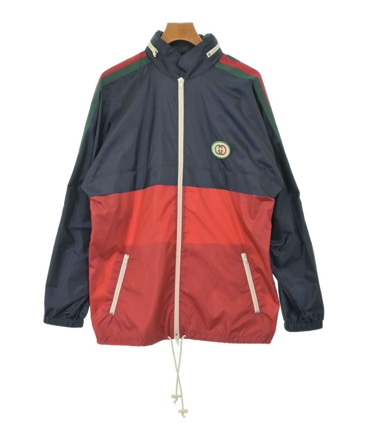 GUCCI（グッチ）ブルゾン 紺 サイズ:46(M位) メンズ